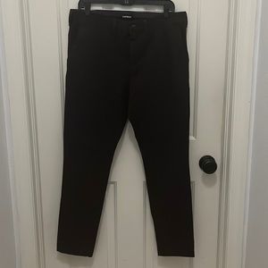 Mens Express chino super skinny stretch + garment dyed 31x30 purple pants